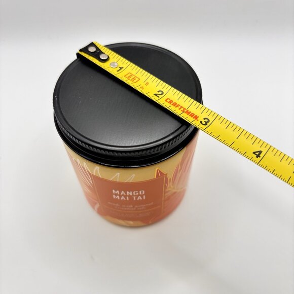 Bath and Body Works Mango Mai Tai Single Wick Candle Summer Fruit Tropical Soy - Picture 8 of 9